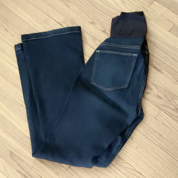 GAP Maternity 26/2r Long & Lean blue denim jeans-sz 2 - Picture 3 of 5